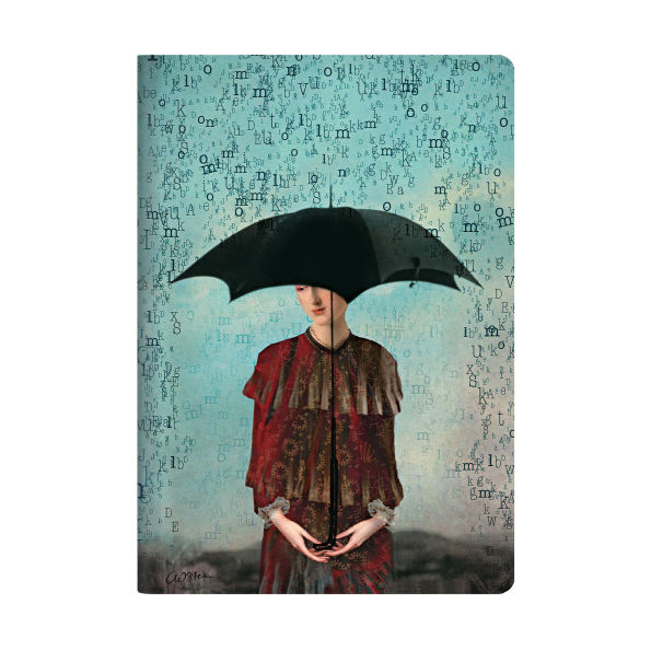 Wordscapes A4 Unlined Softcover Cahier, 80pg, 100gsm by Paperblanks (Free Your Mind)