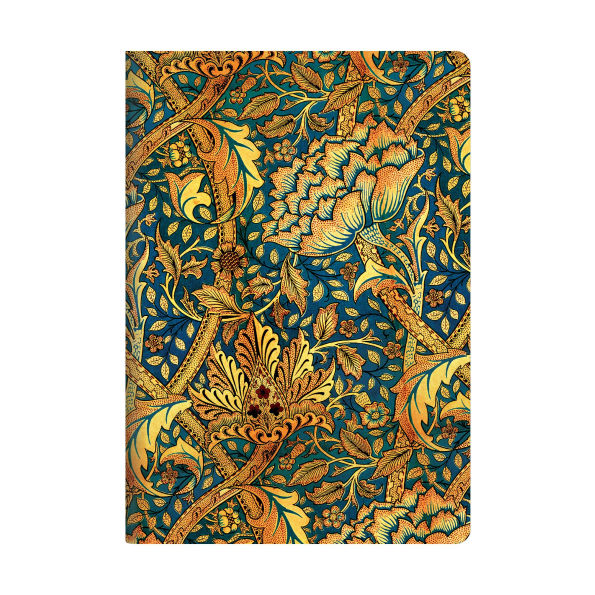 Morris Windrush A4 Lined Softcover Cahier, 80pg, 100gsm by Paperblanks (William Morris)