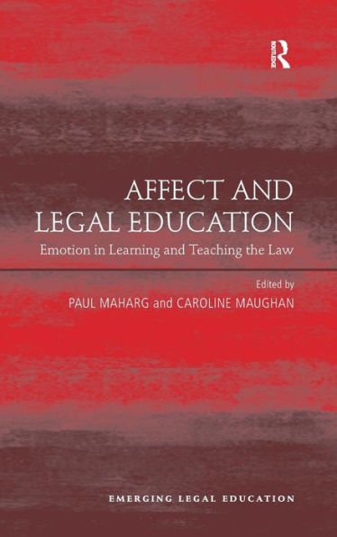 Affect and Legal Education: Emotion Learning Teaching the Law