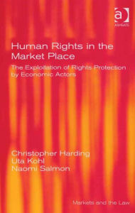 Title: Human Rights in the Market Place: The Exploitation of Rights Protection by Economic Actors, Author: Uta Kohl