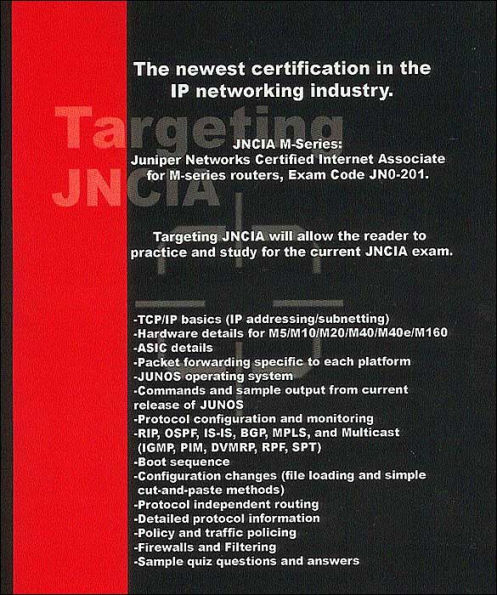 Targeting JNCIA: Study Guide for Exam JN0-201