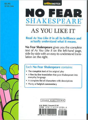 As You Like It No Fear Shakespeare By Sparknotes