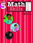 Alternative view 1 of Math Skills: Grade 5 (Flash Kids Harcourt Family Learning)