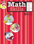 Alternative view 1 of Math Skills: Grade 6 (Flash Kids Harcourt Family Learning)