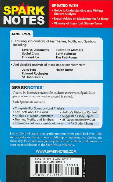 Jane Eyre (SparkNotes Literature Guide)