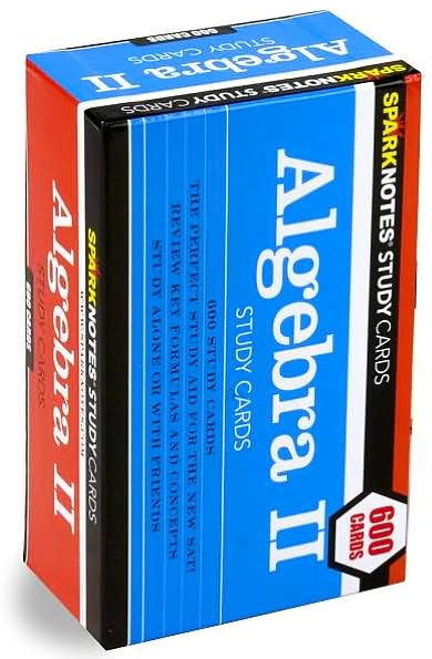 Algebra II (SparkNotes Study Cards)