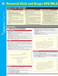 Title: Research Style & Usage: APA/MLA SparkCharts