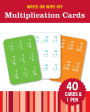 Write-On Wipe-Off Multiplication Cards