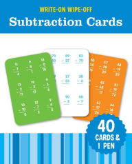 Title: Write-On Wipe-Off Subtraction Cards, Author: Flash Kids Editors