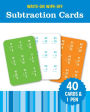 Write-On Wipe-Off Subtraction Cards