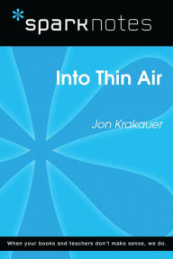 Title: Into Thin Air (SparkNotes Literature Guide), Author: SparkNotes