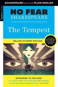 Free english books download audio Tempest: No Fear Shakespeare Deluxe Student Edition 9781411479722 English version by SparkNotes