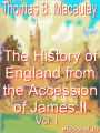 History of England from the Accession of James II- Volume 1