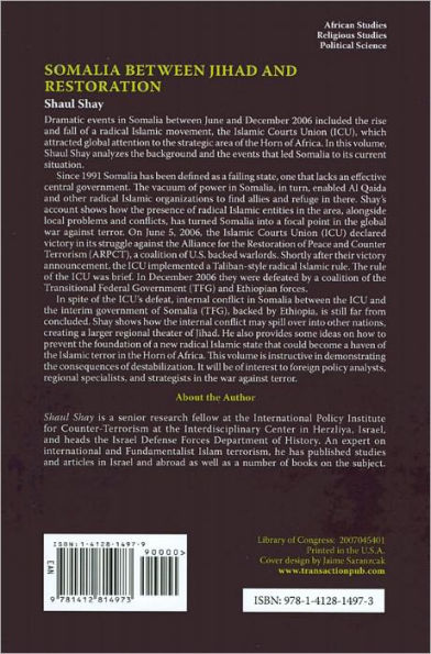 Somalia Between Jihad and Restoration
