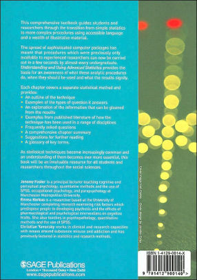 Understanding and Using Advanced Statistics: A Practical Guide for Students
