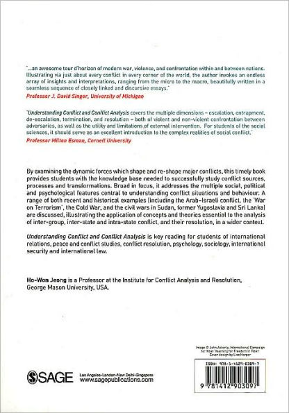 Understanding Conflict and Conflict Analysis / Edition 1