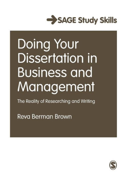 Doing Your Dissertation in Business and Management: The Reality of Researching and Writing / Edition 1