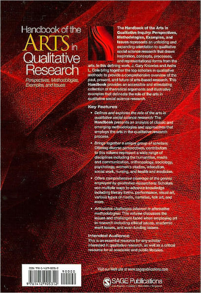 Handbook of the Arts in Qualitative Research: Perspectives, Methodologies, Examples, and Issues / Edition 1