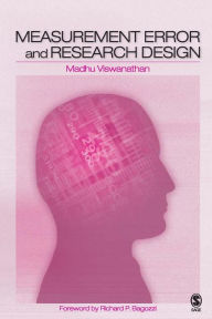 Title: Measurement Error and Research Design / Edition 1, Author: Madhu Viswanathan