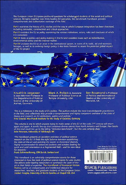 The SAGE Handbook of European Union Politics / Edition 1