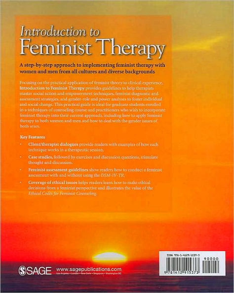 Introduction to Feminist Therapy: Strategies for Social and Individual Change / Edition 1