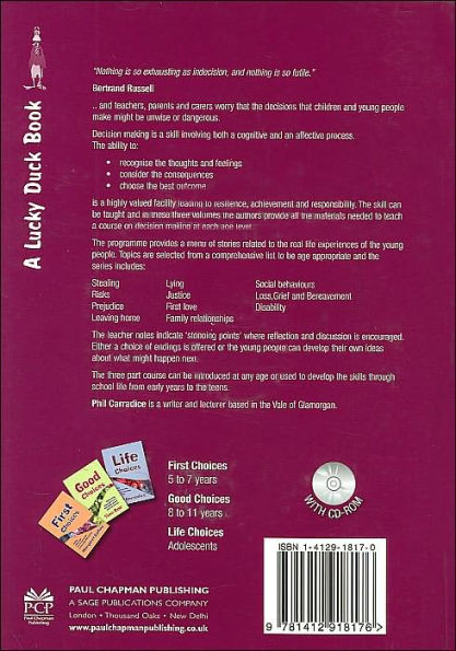 Life Choices: Teaching Adolescents to Make Positive Decisions about Their Own Lives / Edition 1