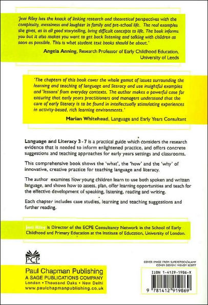 Language and Literacy 3-7: Creative Approaches to Teaching / Edition 1