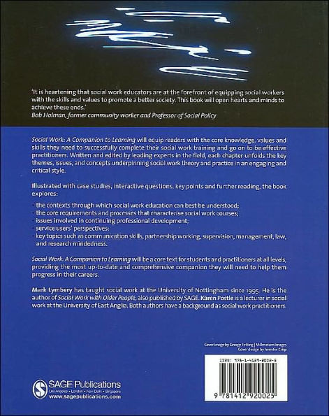 Social Work: A Companion to Learning / Edition 1