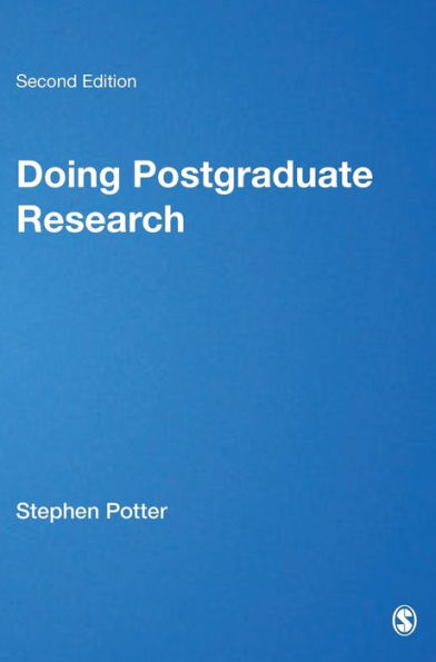 Doing Postgraduate Research / Edition 2