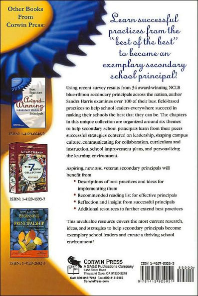 Best Practices of Award-Winning Secondary School Principals / Edition 1