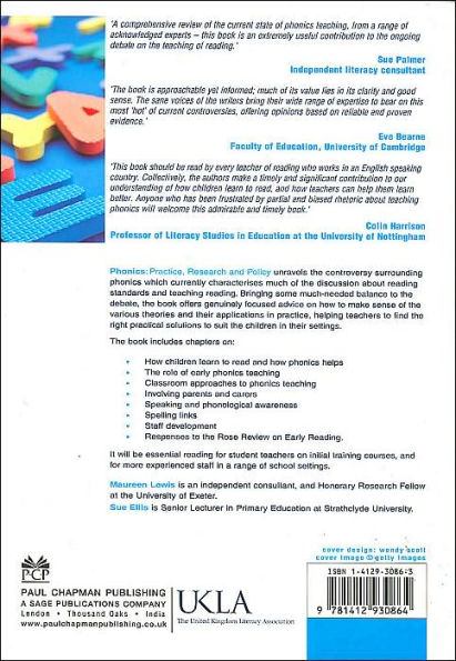 Phonics: Practice, Research and Policy / Edition 1