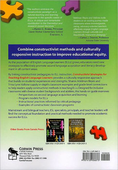 Constructivist Strategies for Teaching English Language Learners / Edition 1