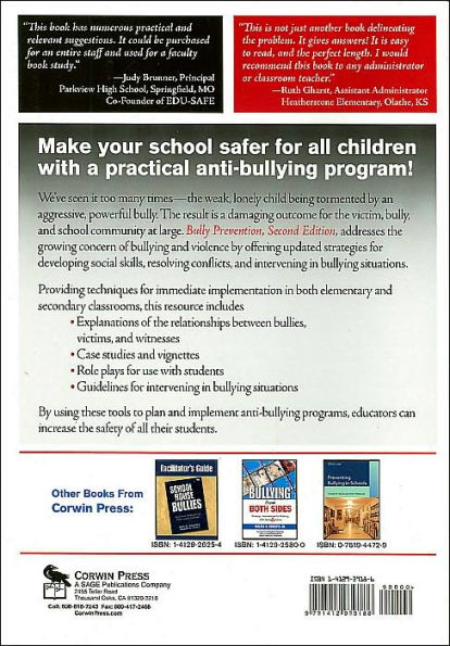 Bully Prevention: Tips and Strategies for School Leaders and Classroom Teachers / Edition 2