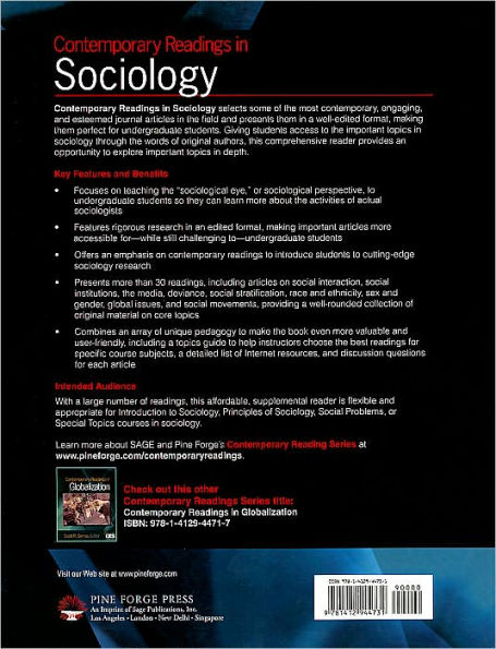 Contemporary Readings in Sociology / Edition 1