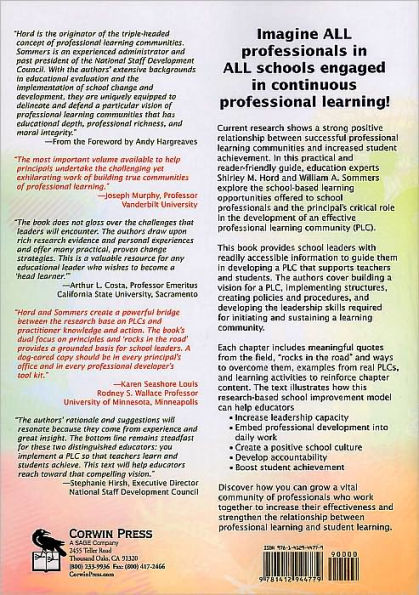 Leading Professional Learning Communities: Voices From Research and Practice / Edition 1