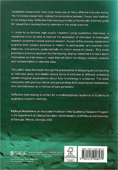 Reflective Interviewing: A Guide to Theory and Practice / Edition 1