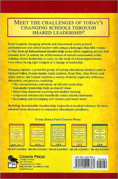 Building Sustainable Leadership Capacity / Edition 1