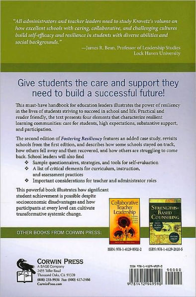 Fostering Resilience: Expecting All Students to Use Their Minds and Hearts Well / Edition 2