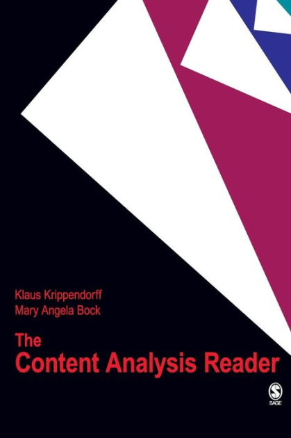 The Content Analysis Reader by Klaus Krippendorff, Mary Angela Bock ...