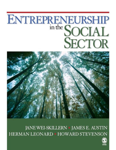 Entrepreneurship in the Social Sector / Edition 1