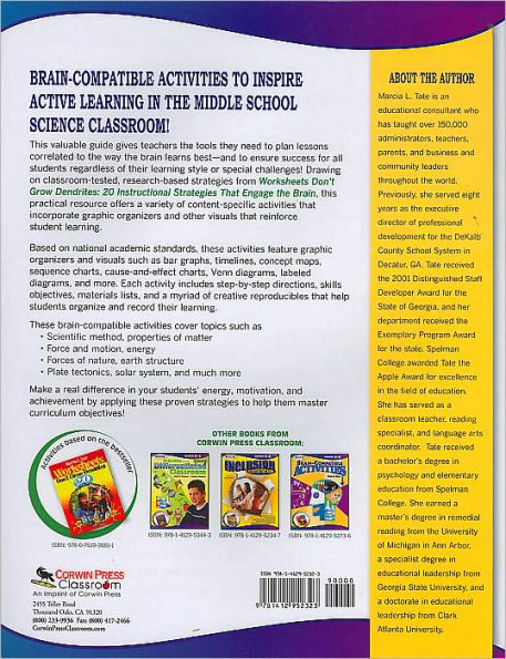 Engage the Brain: Graphic Organizers and Other Visual Strategies, Science, Grades 6-8 / Edition 1
