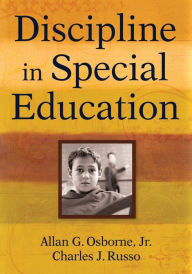 Title: Discipline in Special Education / Edition 1, Author: Allan G. Osborne