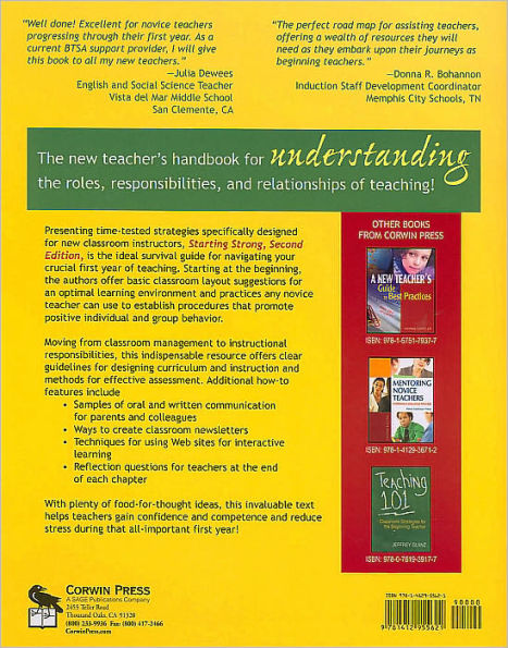 Starting Strong: Surviving and Thriving as a New Teacher