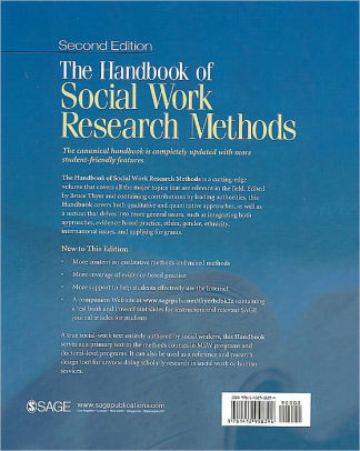 research methods for social work second edition