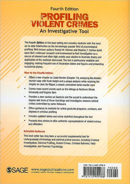 Profiling Violent Crimes: An Investigative Tool (Fourth Edition) / Edition 4