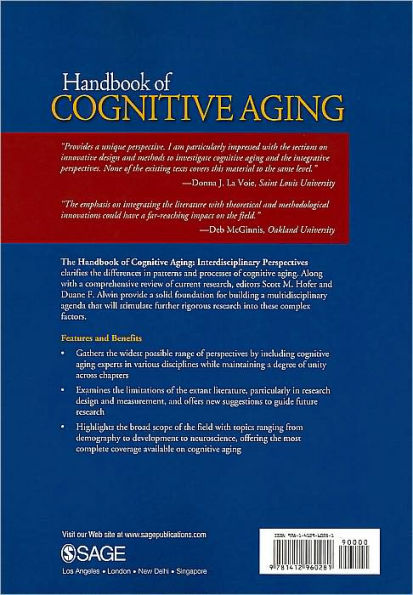 Handbook of Cognitive Aging: Interdisciplinary Perspectives / Edition 1