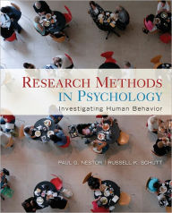 Title: Research Methods in Psychology: Investigating Human Behavior, Author: Paul G. Nestor