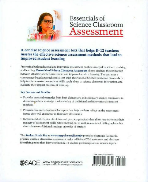 Essentials of Science Classroom Assessment / Edition 1