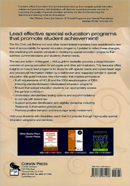 What Every Principal Needs to Know About Special Education / Edition 2
