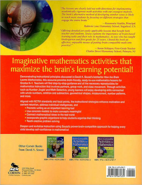 Brain-Compatible Activities for Mathematics, Grades K-1